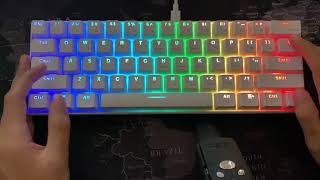 All Rk61 rgb color options [upl. by Nivrag125]