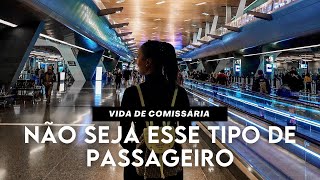 Tipos de passageiros que comissários não gostam  Vida no Qatar [upl. by Rance]