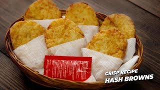 Hash Browns Recipe  Crispy Restaurant Like  CookingShooking [upl. by Uot]