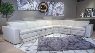 Texline Sand Power Reclining Sectional from Signature Design by Ashley [upl. by Marlow451]