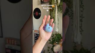 BT21 Amigurumi 💛 BTS Crochet Keychains BT21 Characters crochet btsarmy amigurumi bts diy [upl. by Rossing]