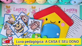 DIY  RECURSO PEDAGÓGICO LUVA  A CASA E SEU DONO [upl. by Pain]