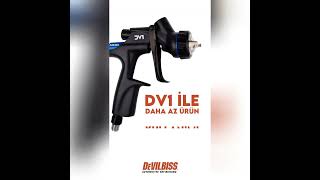 Devilbiss DV1 İle Daha Az Ürün Kullanımı ve Benzeri Görülmemiş Atomizasyon 💯 devilbiss otoboya [upl. by Euqinwahs313]