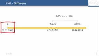 Excel  1904 Datumsformat  Datumswert  Wichtig für Zeitberechnung [upl. by Aleira546]