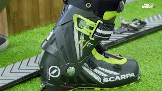 Scarpa  F1 TR  Chaussure de ski de randonnée  Snowleadercom [upl. by Swetiana292]