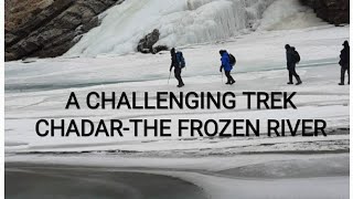 CHADAR THE FROZEN RIVER TREK A VERY CHALLENGING TREK IN LADAKH [upl. by Egnalos307]