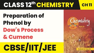 Preparation of Phenol by Dows Process amp Cumene  Class 12 Organic Chemistry Chapter 11  Unit 7 [upl. by Berry96]