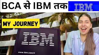 BCA to IBM  Jobs after BCA  Salary after BCA  Cracked IBM interview  Freshers jobs after BCA [upl. by Enila]