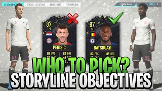 WHO TO PICK amp WHY STORYLINE PERISIC amp BATSHUAYI FIFA 20 Holiday Season 3 Objectives [upl. by Odetta]