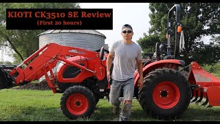 Kioti CK3510 SE Tractor 20 hour review amp ride along Do I regret getting a Kioti [upl. by Carmine347]