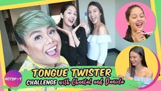 Hotspot 2018 Episode 1451 Tongue Twister challenge with Chantal Videla at Daniela Stranner [upl. by Lemej386]