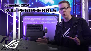 Checking out the ROG peripherals  Computex 2024  ROG [upl. by Angil]