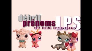 6 DEBRIF prénoms de mes nvx LPS [upl. by Htedirem]