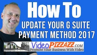 How To Update Your G Suite Payment Method 2017 [upl. by Ynnel]