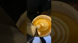 Barista training latteart coffee coffeeart cappuccino latte cafevlog barista [upl. by Lalo]