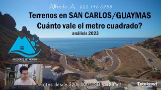 Cuánto cuesta un terreno en San Carlos o Guaymas [upl. by Deaner]