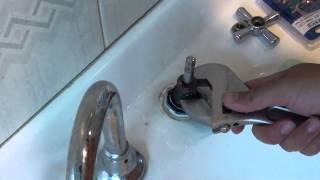 How to Repair Leaking Tap in the Bathroom Basin [upl. by Aldus]