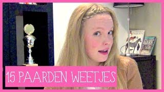 15 paarden weetjes  PaardenpraatTV [upl. by Broucek]