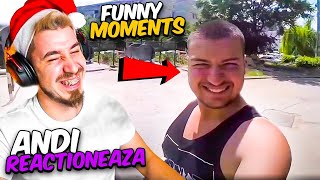 Andi Reactioneaza la Funny Moments cu AMICII [upl. by Leacock]