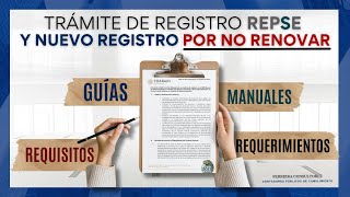 Trámite REPSE Registro Actualización Renovación Nuevo Registro  Guías Manuales y Requisitos [upl. by Eelana]