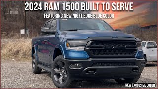 New Night Edge Blue Color  2024 Ram 1500 Built To Serve Edition  Overview [upl. by Tlihcox]