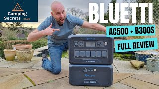 Bluetti AC500  B300S  Full UK Review  a Monster Modular Power Station [upl. by Haze302]