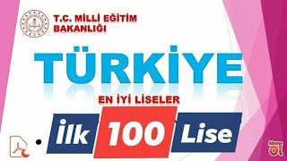 Türkiyenin En İyi Liseleri  LGS 2020ye Doğru [upl. by Pedersen754]