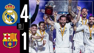 Resumen Supercopa de España  Real Madrid 13 FC Barcelona  Final [upl. by Penrod282]