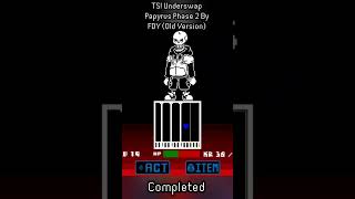 Papyrus Is Absolutely INSANE undertale undertalefangame papyrus nodamage [upl. by Norita]