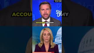 JD Vance Confronts Dana Bash You Let Kamala Harris Coast Without Scrutiny [upl. by Ahseital659]