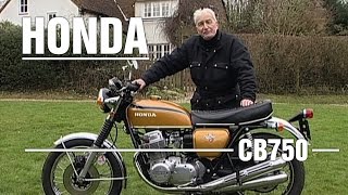 Honda CB750 Four 1975 750cc  Bike Review [upl. by Colvert]