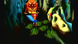 Crash Bandicoot 3 Warped  Level 4 Bone Yard 2nd GemGold Relic Get [upl. by Alliehs]