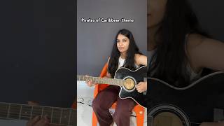 Pirates of Caribbean theme song guitar music guitarcover [upl. by Nasya]