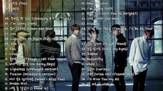 BEAST BALLADS COMPILATION  비스트 발라드 모음 2 HOURS [upl. by Ardnuhsor]