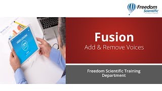 Fusion Add amp Remove Voices [upl. by Irene]