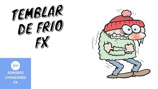 Tiritando  temblando de frio caricatura  🔊 Efecto de Sonido [upl. by Kiyoshi]