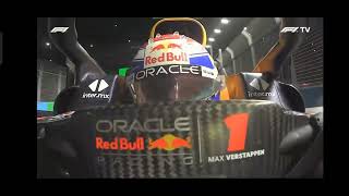 Max Verstappen Thanks Ricciardo Post Race Radio  Singapore [upl. by Hardi523]