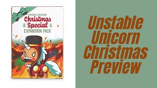 Unstable Unicorns Christmas Special How To Play and Review [upl. by Sumer]