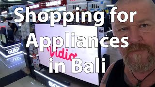 Shopping for Appliances in Bali [upl. by Gnahc489]