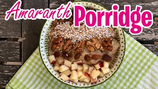 Porridge Rezept selber machen  Amaranth Porridge aus der TCM für dich [upl. by Anasxor]