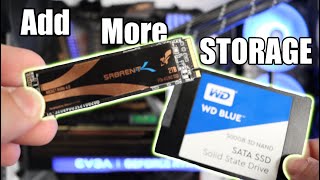 How To Install a Second SSD into Your PC [upl. by Alo705]