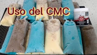 Como utilizar el CMC en HELADOS con Base de LECHE [upl. by Felton152]