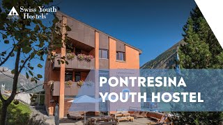 Discover Pontresina Youth Hostel in fall season  Swiss Youth Hostels [upl. by Ellenohs]