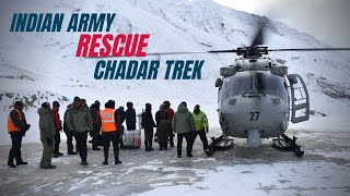 Chadar Trek  Part 04  Final  Rescue By Indian Army  HD  हिंदी [upl. by Niletac]