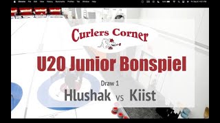 Curlers Corner U20 Bonspiel  Draw 1 [upl. by Nylrac234]