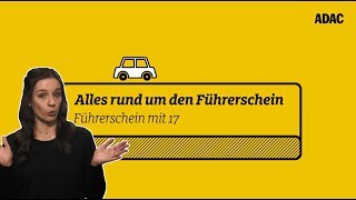 Führerschein mit 17  Das müsst ihr wissen  ADAC [upl. by Chemaram749]