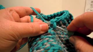 Quick Knit Slippers 8  Embellishing and Edging [upl. by Yerffeg]