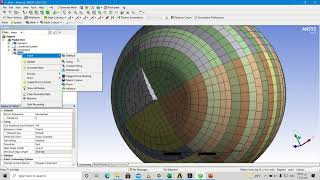 How to make a Hexahedral Structural Mesh for a Ball [upl. by Simonsen]