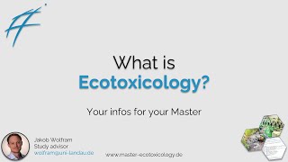 What is Ecotoxicology in the Master of Environmental Pollution Management Landau [upl. by Farny]