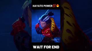 Hayato VS Kairos 💯😈🥵 shortfeed freefire hayatoawakening freefireshorts 🗿 [upl. by Elsi]